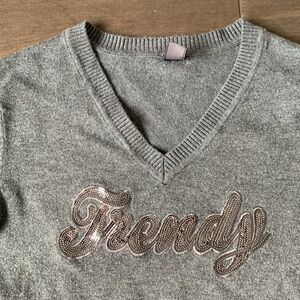 🤍RARE🤍 Y2K trendy long sleeve shirt grey